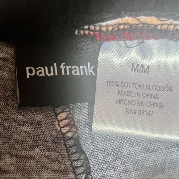 Paul Frank 2pc pajamas monkey face pattern size M - Picture 9 of 13